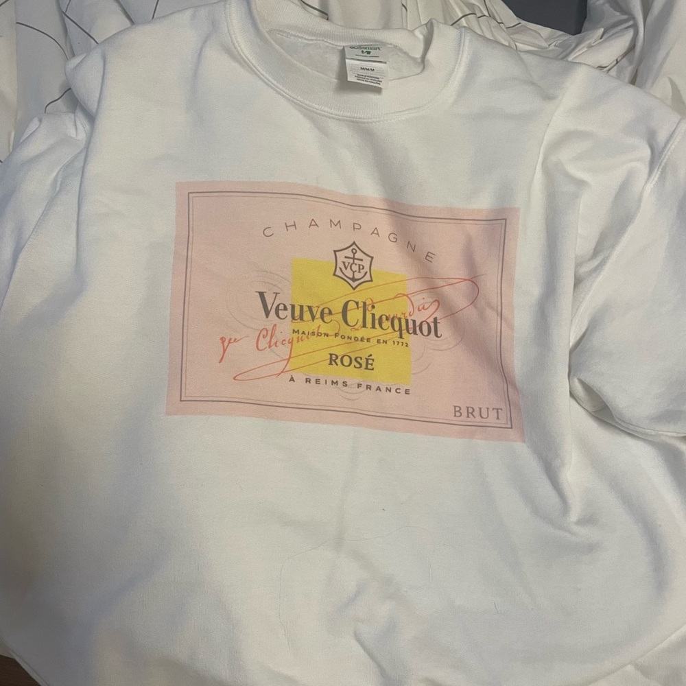 Champagne branded sweatshirt